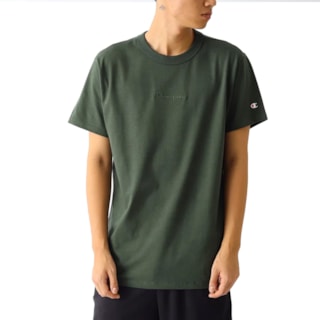 Camiseta Champion Heritage Meia Malha Ground Green 