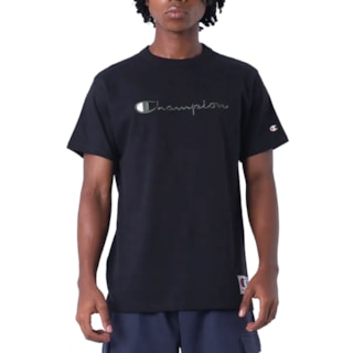 Camiseta Champion Heritage Script 30 Colors Black