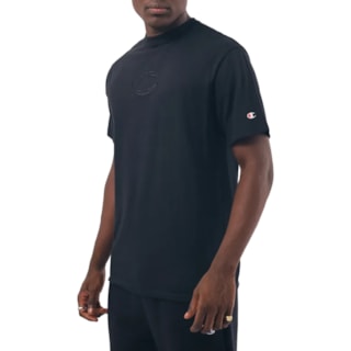 Camiseta Champion Life C Logo 3D Black