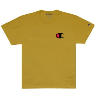 Camiseta Champion Logo Ink Amarelo