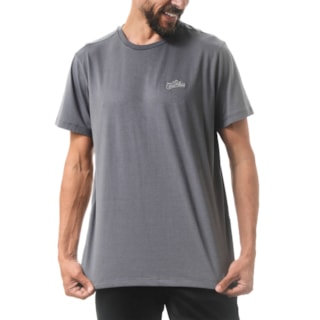 Camiseta Columbia Arched Brand Embroidery Cinza