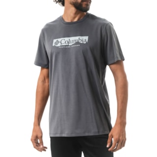 Camiseta Columbia Box Treeline Cinza