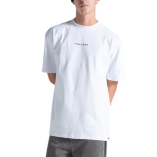 Camiseta Comfort Fit Volcom Signature Branca
