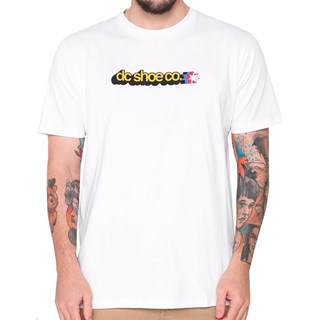 Camiseta DC Stacked Star Branca