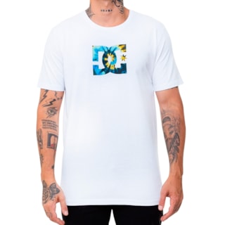 Camiseta DC Star Tie Dye Branca