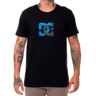 Camiseta DC Star Tie Dye Preta