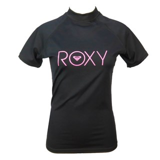 Camiseta de Lycra Feminina Roxy Preta