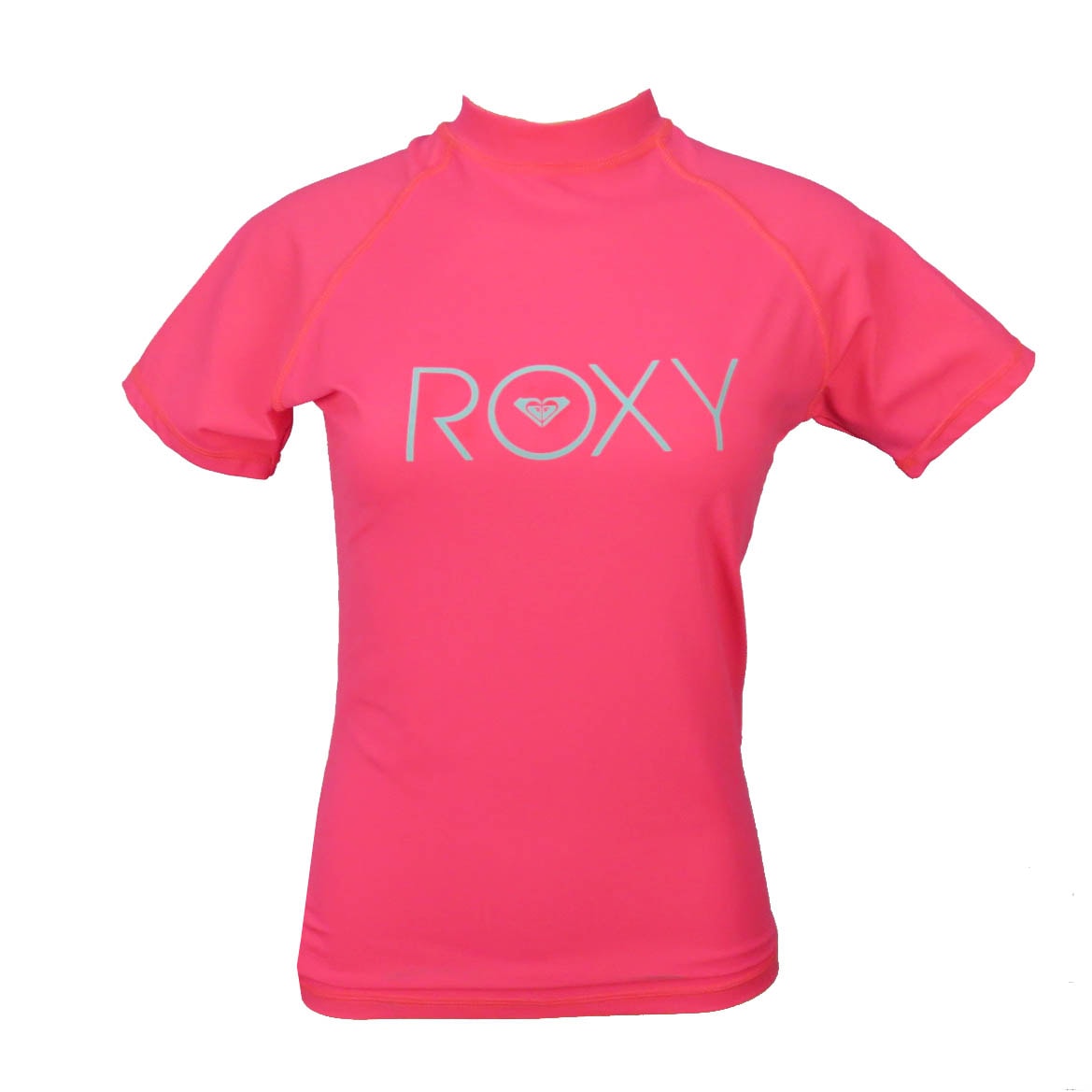 Camiseta de Lycra Feminina Roxy Rosa - Back Wash
