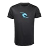 Camiseta de Lycra Rip Curl Preta e Azul