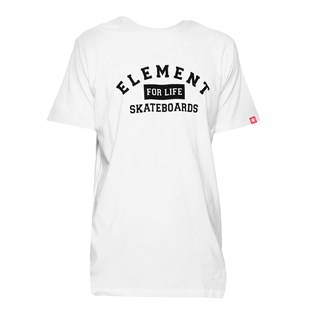 Camiseta Element For Life Branca e Preta