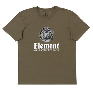 Camiseta Element Plus Size Camo Filter Verde Militar