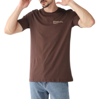 Camiseta Element Supplier Marrom