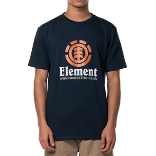 Camiseta Element Vertical Color Marinho