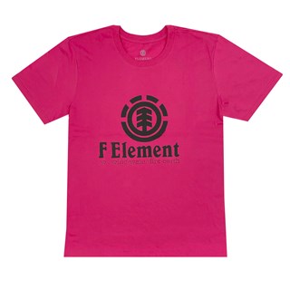 Camiseta Element Vertical Color Rosa Escuro
