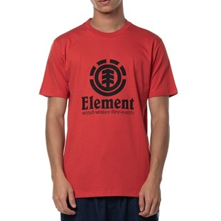Camiseta Element Vertical Color Vermelha