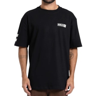 Camiseta Especial Hurley Block Party Max Fit Preta