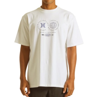 Camiseta Especial Hurley Infinity Off White