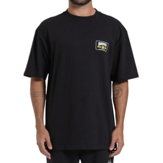 Camiseta Especial Hurley x Shibuya Logo Escama Max Fit Preta