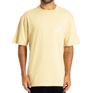 Camiseta Especial MaxFit Hurley Letters Bege