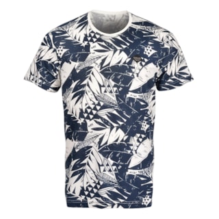 Camiseta Especial Rip Curl Blue Highway Branca e Azul