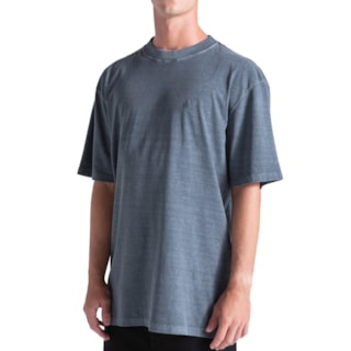 Camiseta Especial Volcom Single Stone Cinza Chumbo