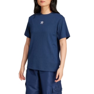 Camiseta Feminina Adidas Essentials Azul