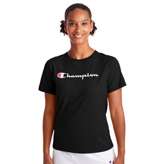 Camiseta Feminina Champion Classic Graphic Preta