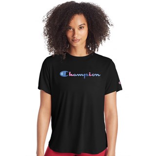Camiseta Feminina Champion Water Color Preta