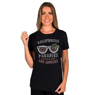 Camiseta Feminina Fressurf Sunglasses Preta