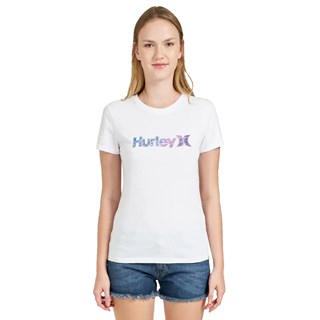 Camiseta Feminina Hurley Dooble Branca