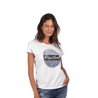 Camiseta Feminina Rip Curl Gypsy Tee Cream
