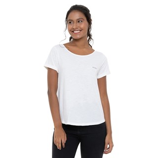 Camiseta Feminina Roxy Dreaming Wave Off White