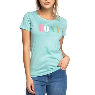 Camiseta Feminina Roxy Indian Azul Claro