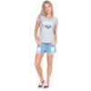 Camiseta Feminina Roxy New Palms Cinza