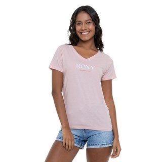Camiseta Feminina Roxy Noon Ocean Rosa