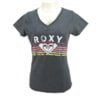 Camiseta Feminina Roxy Rainbow Candy Cinza