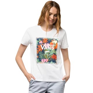 Camiseta Feminina Vans Boxlet Floral Branca