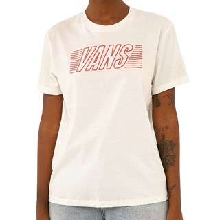 Camiseta Feminina Vans Sport Check Off White