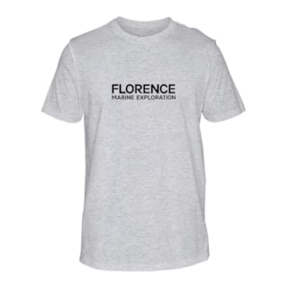 Camiseta Florence Marine Exploration Mescla Branco