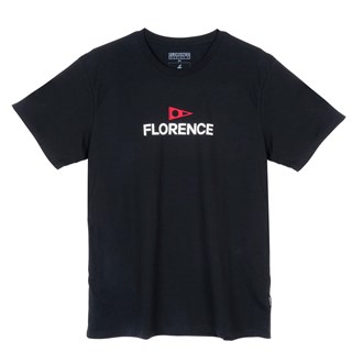 Camiseta Florence Marine Logo Preta