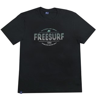 Camiseta Freesurf Degrad Preta