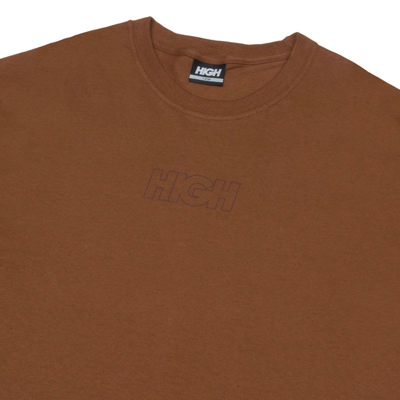 Camiseta High Company Outline Logo Brown os melhores preços
