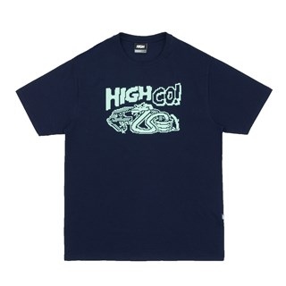 Camiseta High Tee Cellphone Navy