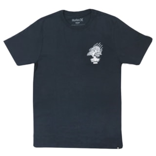 Camiseta Hurley Bonsai Azul Marinho