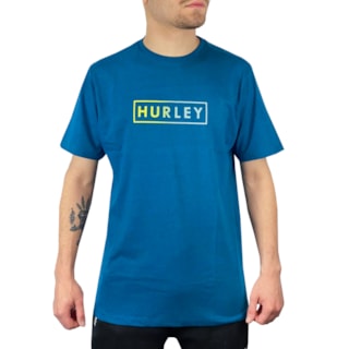 Camiseta Hurley Boxed Gradient Azul