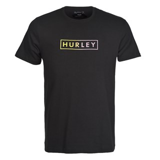 Camiseta Hurley Boxed Gradient Preta