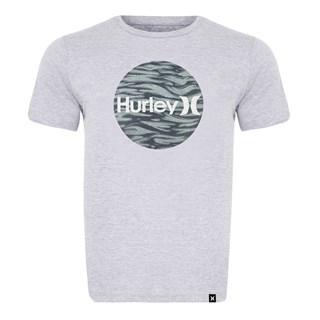 Camiseta Hurley Camouflage Cinza