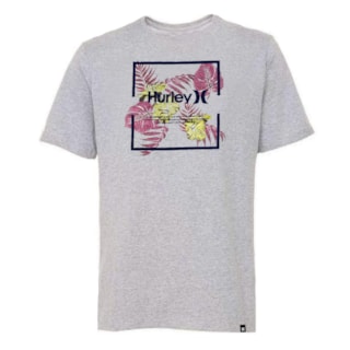 Camiseta Hurley Fill Box Cinza