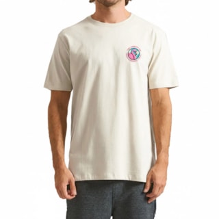 Camiseta Hurley Flamingo Off White