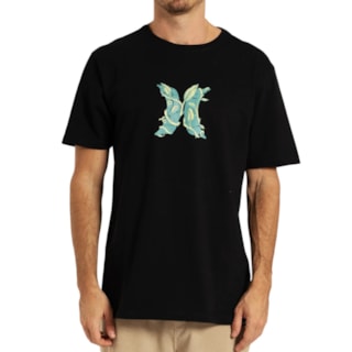Camiseta Hurley Icon Garden Preta